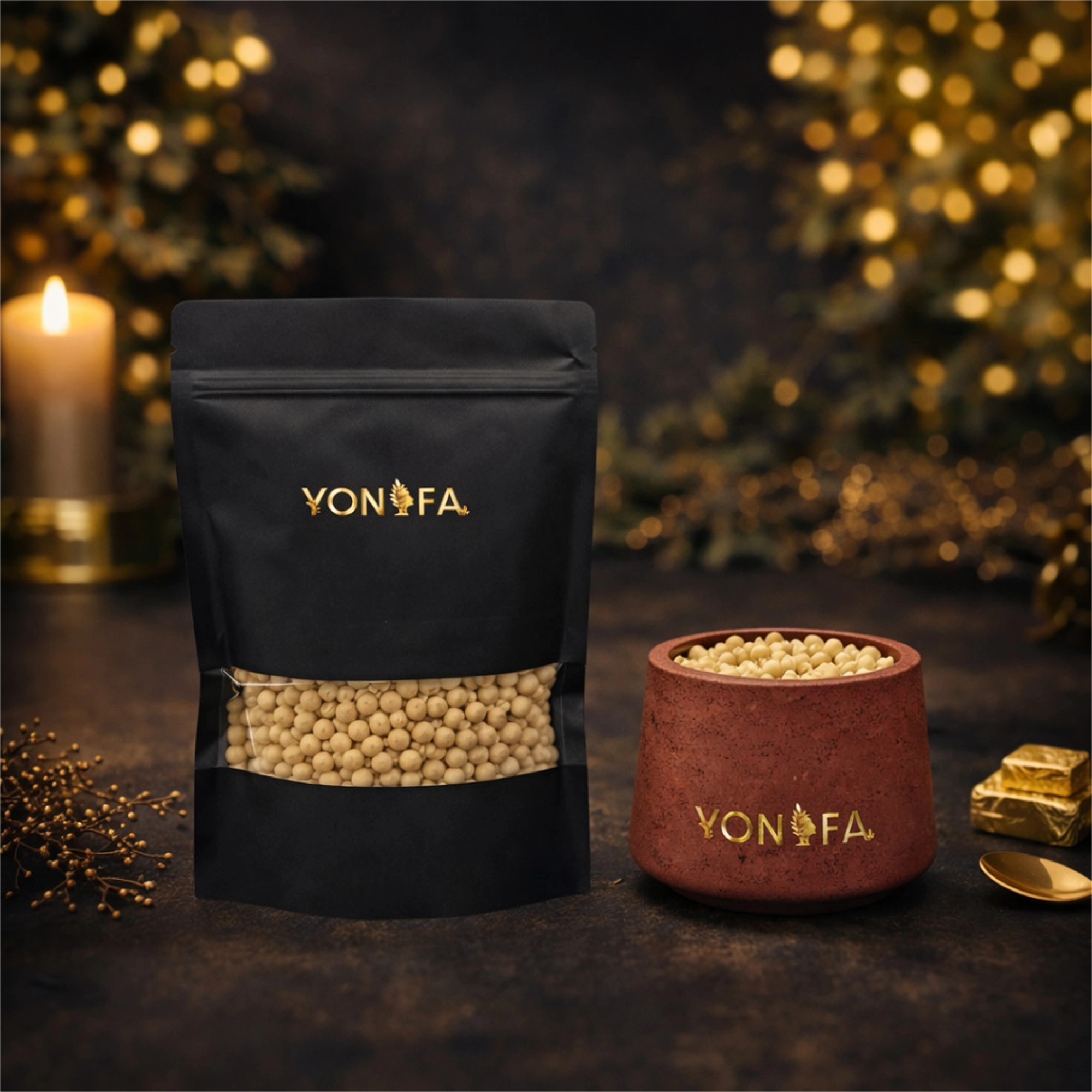 Kerzenwachs in Perlenform