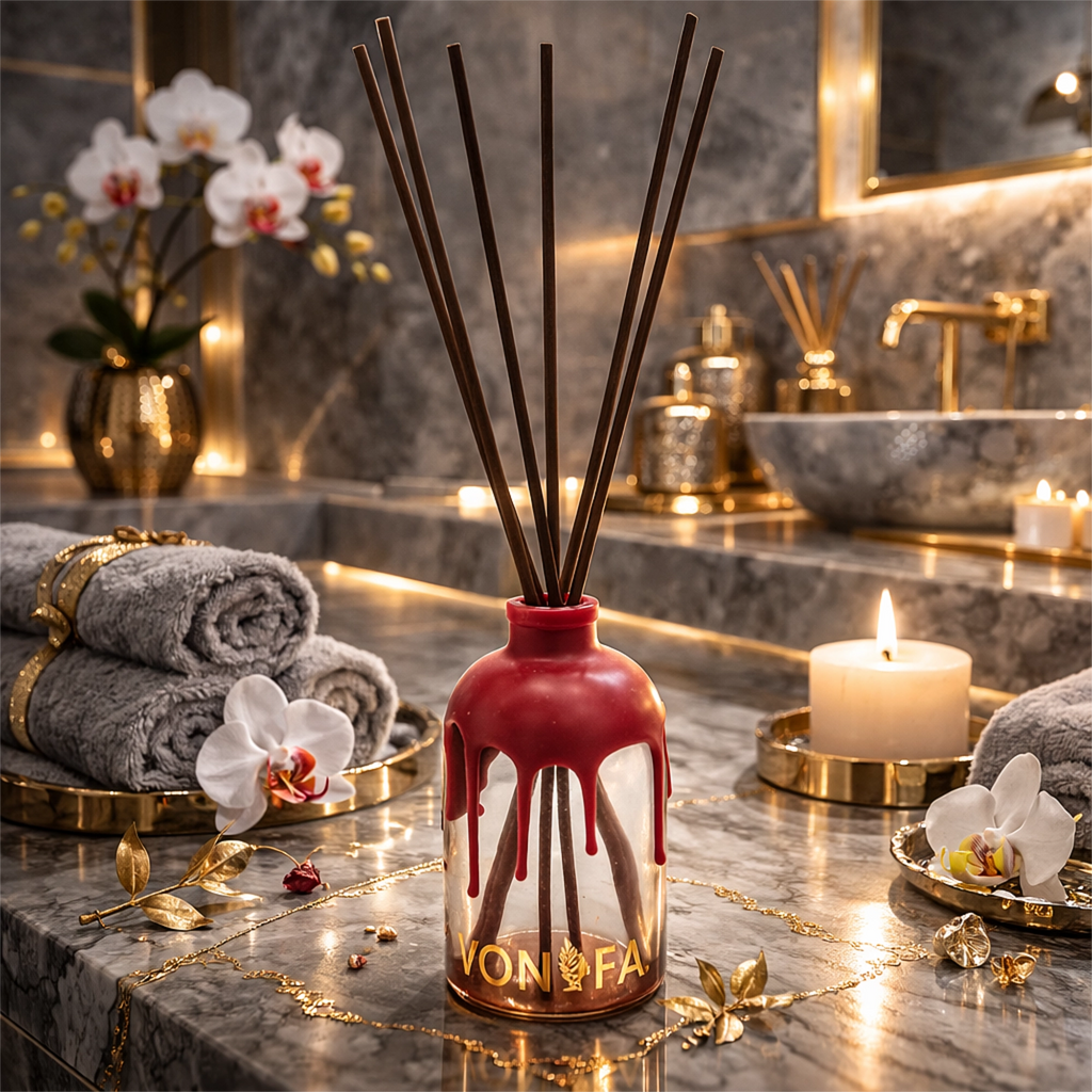 Diffuser-Flasche Splash Weißglas