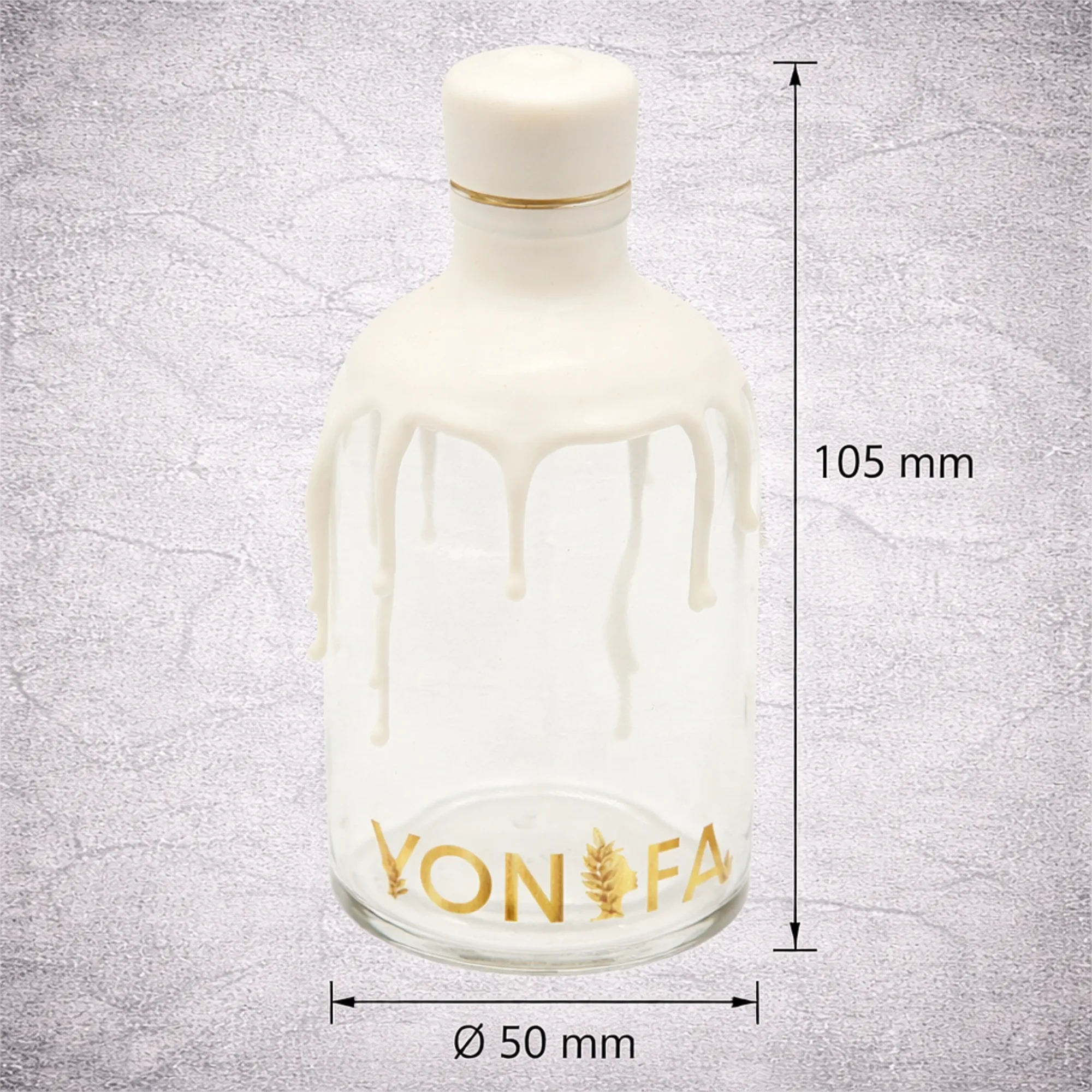 Diffuser-Flasche Splash Weißglas