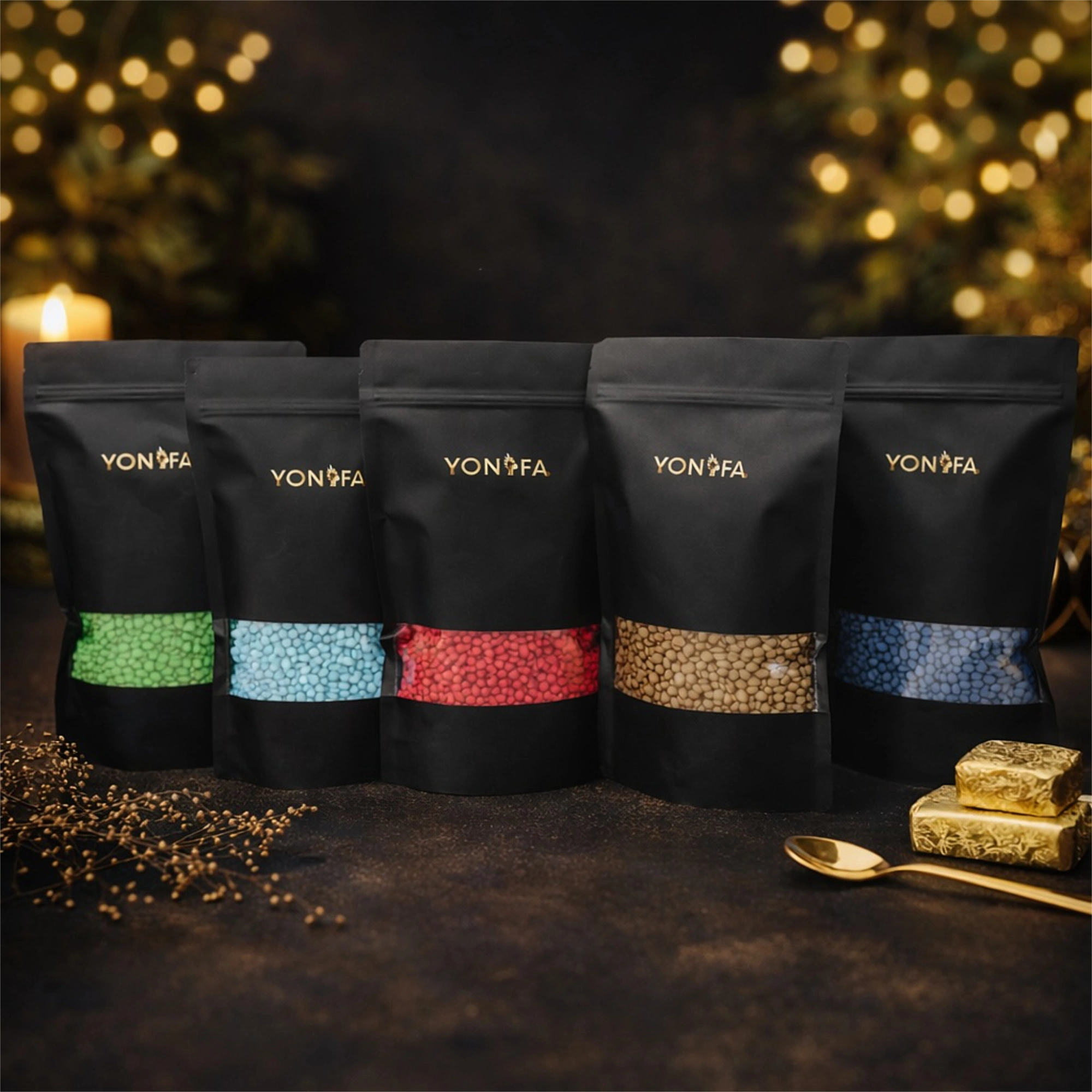 Kerzenwachs in Perlenform