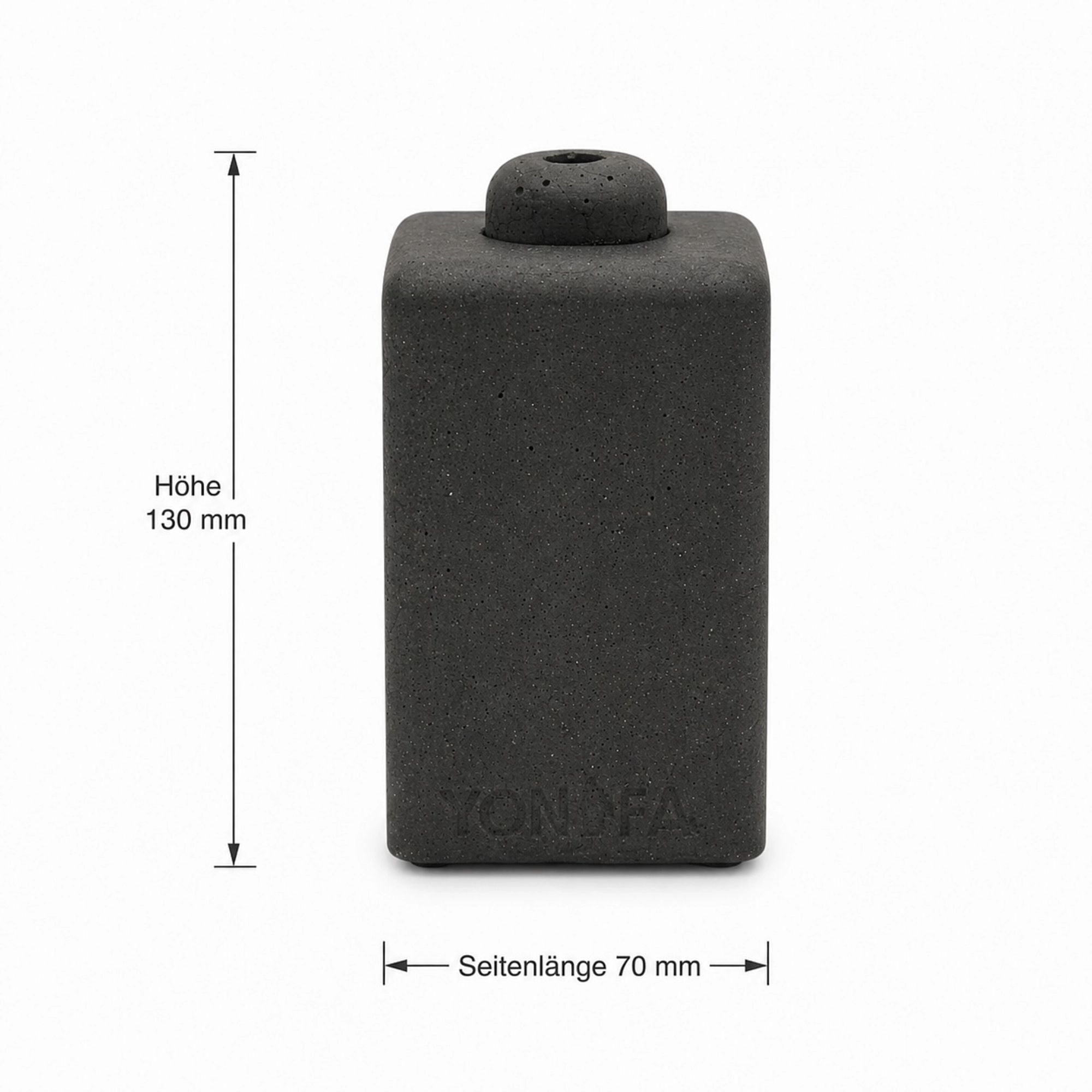 Diffusor-Flasche aus Architekturbeton Grau Var.1
