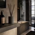 Diffusor-Flasche aus Architekturbeton Grau Var.2